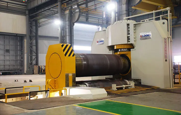 EZHONG's Full Drive 3 Roll Plate Bending Machine