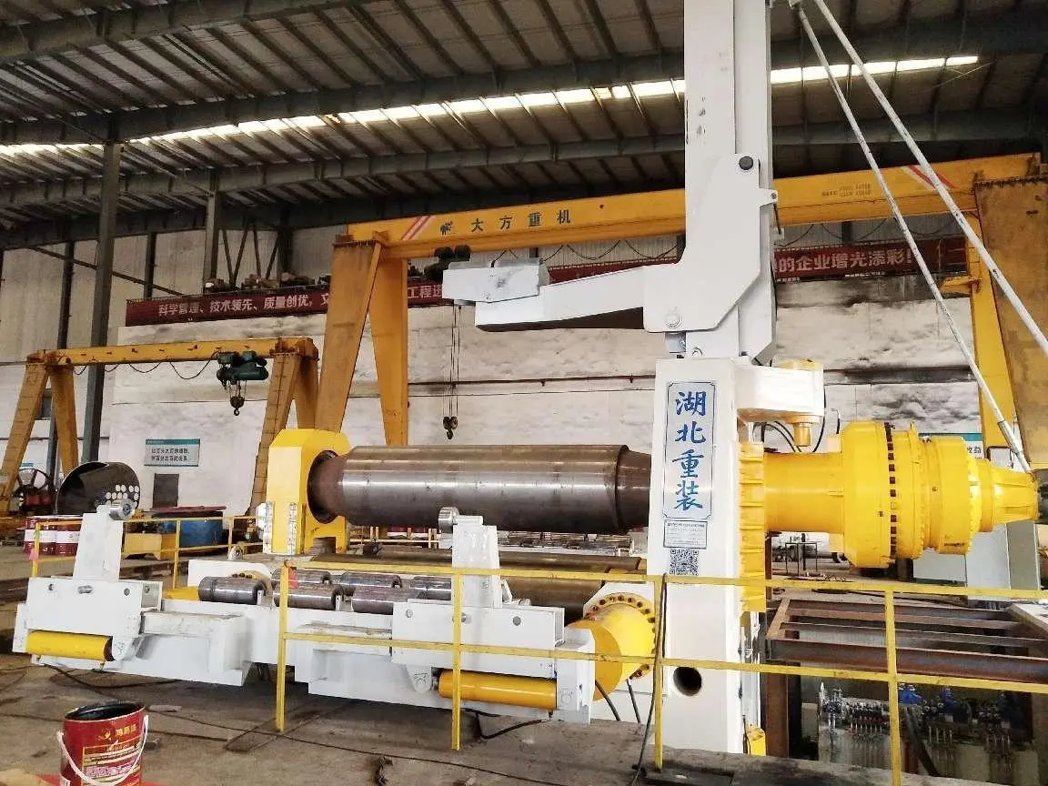 EZHONG Specialized Plate Rolling Machine For Wind Power Tower