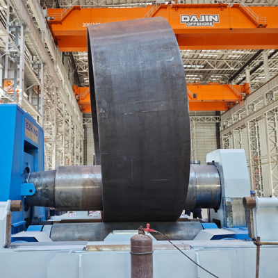 WINDNTOWERPLATE BENDING MACHINE